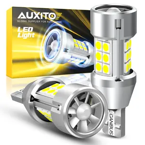 AUXITO 2025 Latest 921 912 LED Bulb Reverse Light, 600% Brighter CANBUS Error Free 912 921 led backup light bulbs, Super Bright T15 906 922 W16W LED Bulb for BackUp Reverse Lights, Pack of 2
