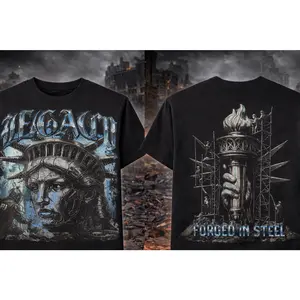 LEGACY DESIGN TEE RELAXED FIT Cotton Graphic Print