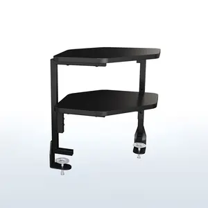 Above/Below Corner Clamp-on 13" Dual Shelf