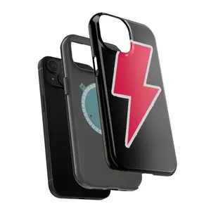 Magnetic Tough Case – The Curse Mark: Power & Destiny, Bold Red Lightning Wizard Design