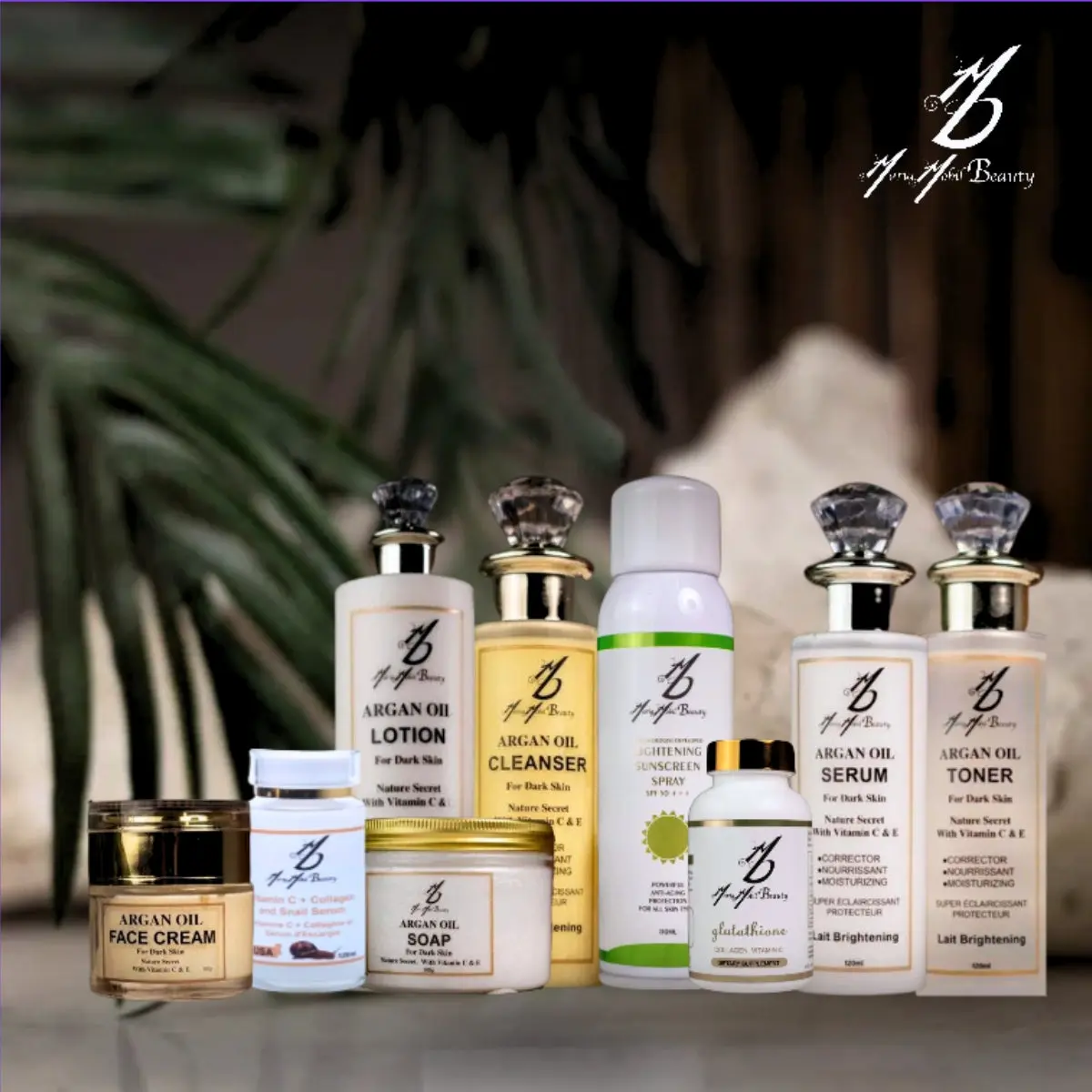 Dark Skin Care 9 Products Set: MMB™