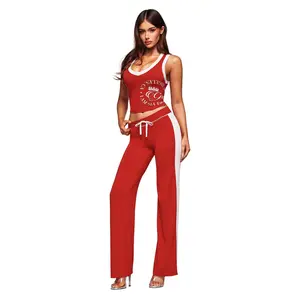 BLARE PANELLED TRACKPANT - RED BLARE PANELLED TRACKPANT - RED
