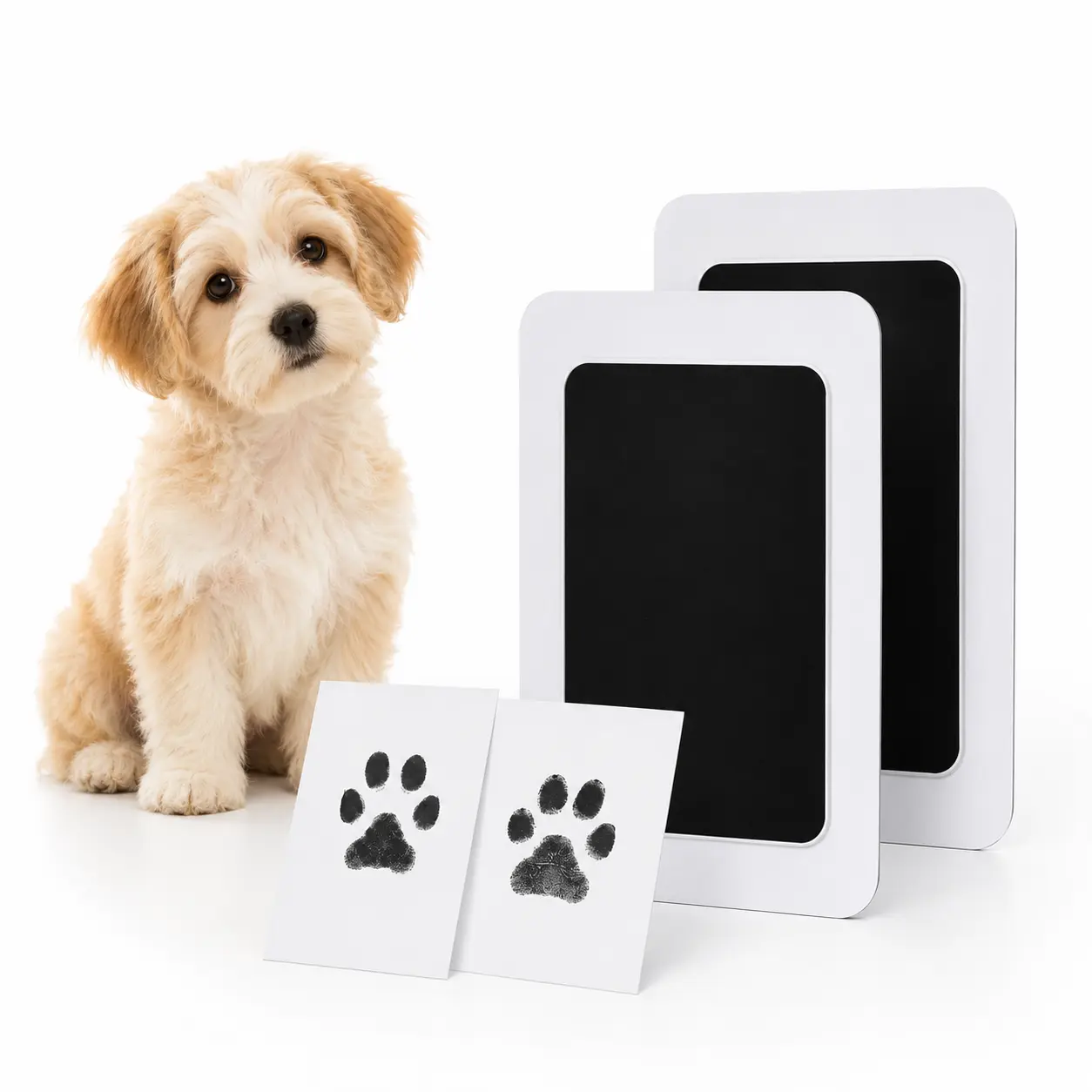 Inkless Paw Print Kit for Dogs & Cats, No Mess Clean Touch Paw Print Pad, Pet Keepsake Gift for Dog and Cat Owners