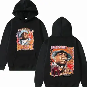 Rapper The Notorious Big Hoodie Biggie Smalls Graphic Hooded Sweatshirt Men's Women's Hip Hop Fashion unisex Pullover Hoodies A64