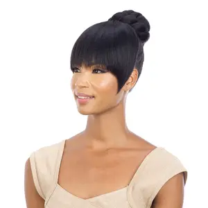 ModelModel Synthetic Hair Bun And Bang Bella Bun Bang 2Pcs (Blunt Bang)