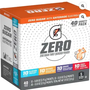 Gatorade G Zero Powder Variety Pack 40 pk.