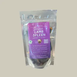 Real Dog Box Lamb Spleen Dog Treat – Single Ingredient, Air-Dried, Organ Meat, Made in San Diego