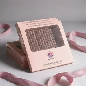 NayLey Lashes 4-1 DIY Lash Cluster Kit - Soft & Fluffy Cluster Lashes - Easy to Apply - Bond & Seal - Lash Remover