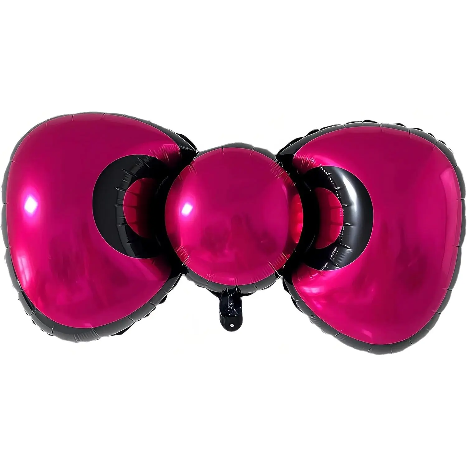 Feminine Cartoon 3-Count 38-Inch (96*46.8cm) Cute Kitty Hello Bowknot Foil Balloons, Festive Decor for Girl’s Birthday, Gender Reveal Party Supplies