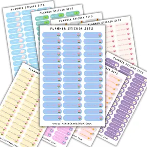 Cutesy Planner Sticker Set - BUNDLE