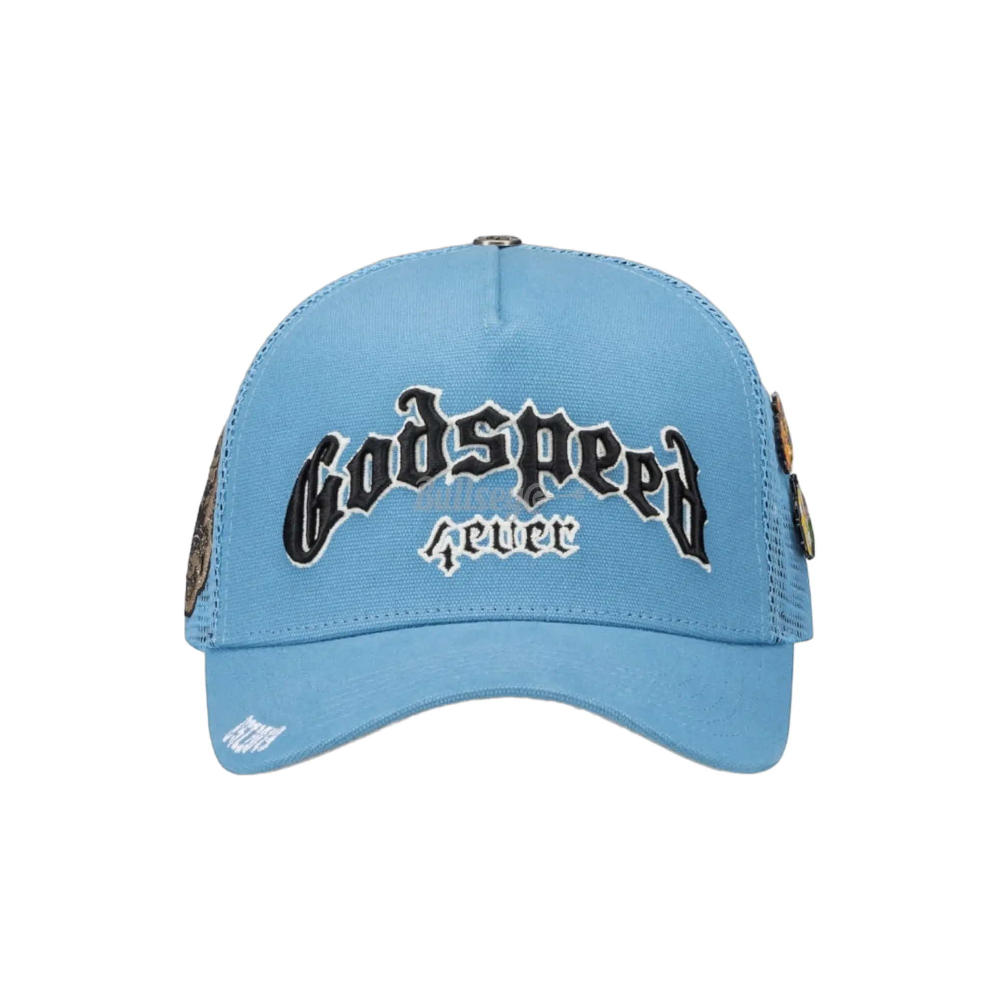 1113409 Godspeed Forever Baby Blue Trucker Hat