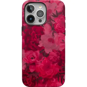 Casely iPhone 15 Pro Case | Romance Novel | Moody Floral | Bold Protective Design | Compatible with MagSafe