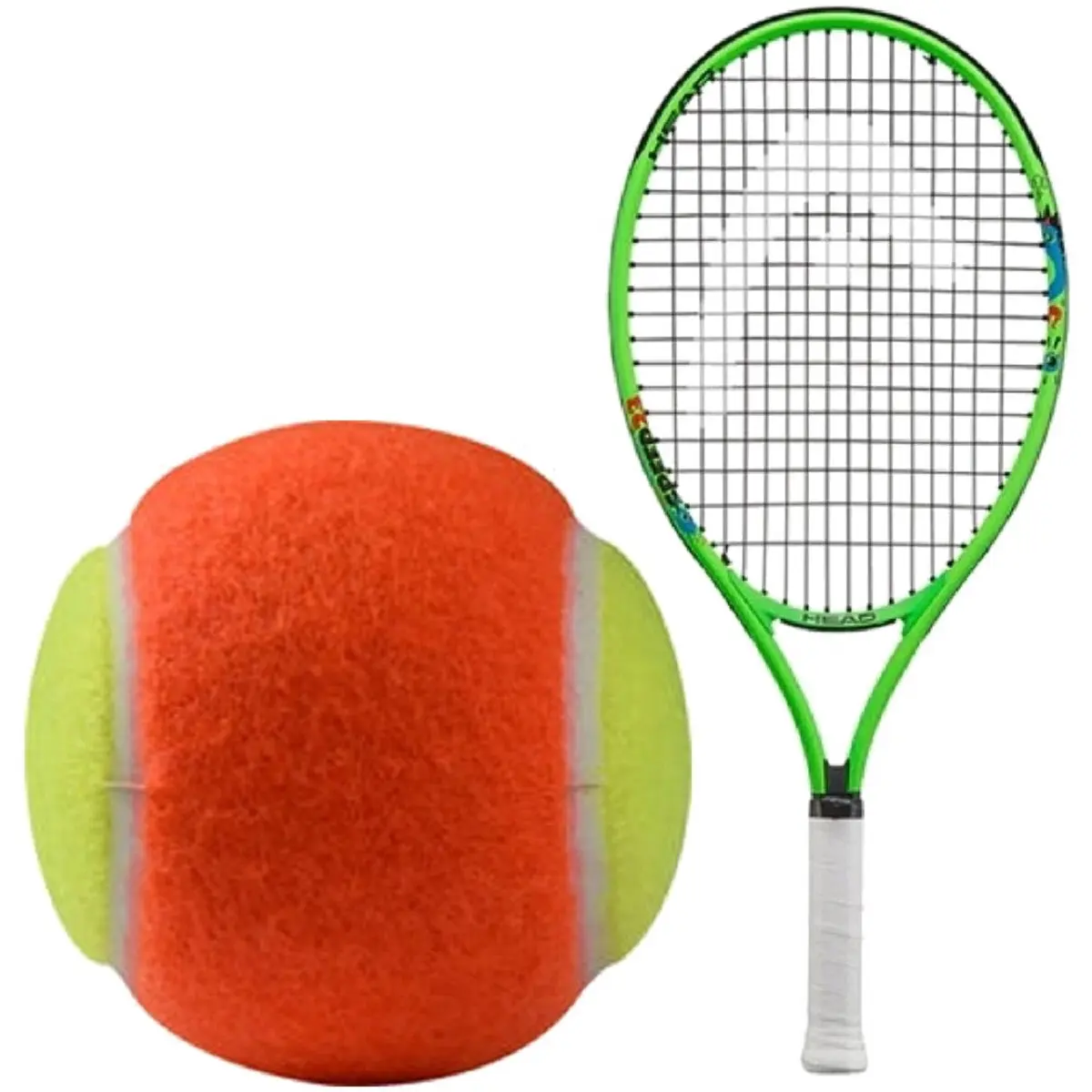 HEAD Speed Jr Racquet + 3 Orange Tennis Balls