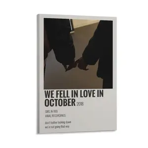 Girl in Red "We Fell in Love in October" 2018 Single Poster Art Print, Home Decor Wall Art for Room Decoration, Ideal Gift