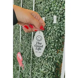 The Good Life Keychain (White)