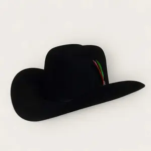 Stetson 6x Rancher Black Hat with High-Quality Fiber, Classic Design, Unisex, Fitted, No Straps, Ideal for Stylish Wear