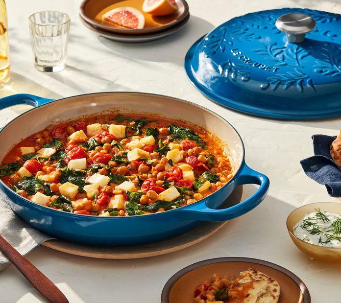 Le Creuset 3.5-qt Olive Branch Collection Braider w/ Lid