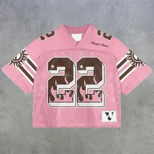 [Collection] No.22 Digital Print Mesh Jersey, V-Neck Retro Summer Trendy Baseball Jersey Shirt Gift For Him Gift For Her Birthday, Baseball Jersey Outfit, AOP Merch, Outfit for Baseball Shirt Fan