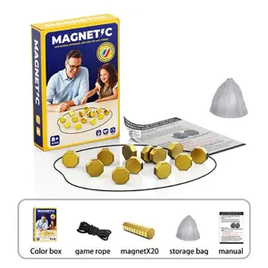 Magnetic Chess Game for 2 Players Stress Relief Toy TikTok Strategy Includes Magnetic Pieces Safety Warnings 2026 New Year Gifts for Ages 3+ Years