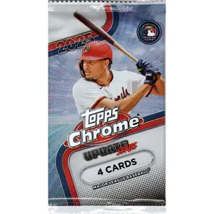 2025 Topps Chrome Update Baseball Blaster pack (4 Cards)