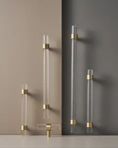 CATSKILL CLEAR ACRYLIC CABINET PULL