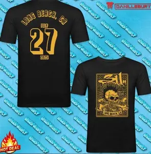 Premium 311 Band Vans Warped Tour Long Beach, CA July 27 2025 Event Tee - Available Now