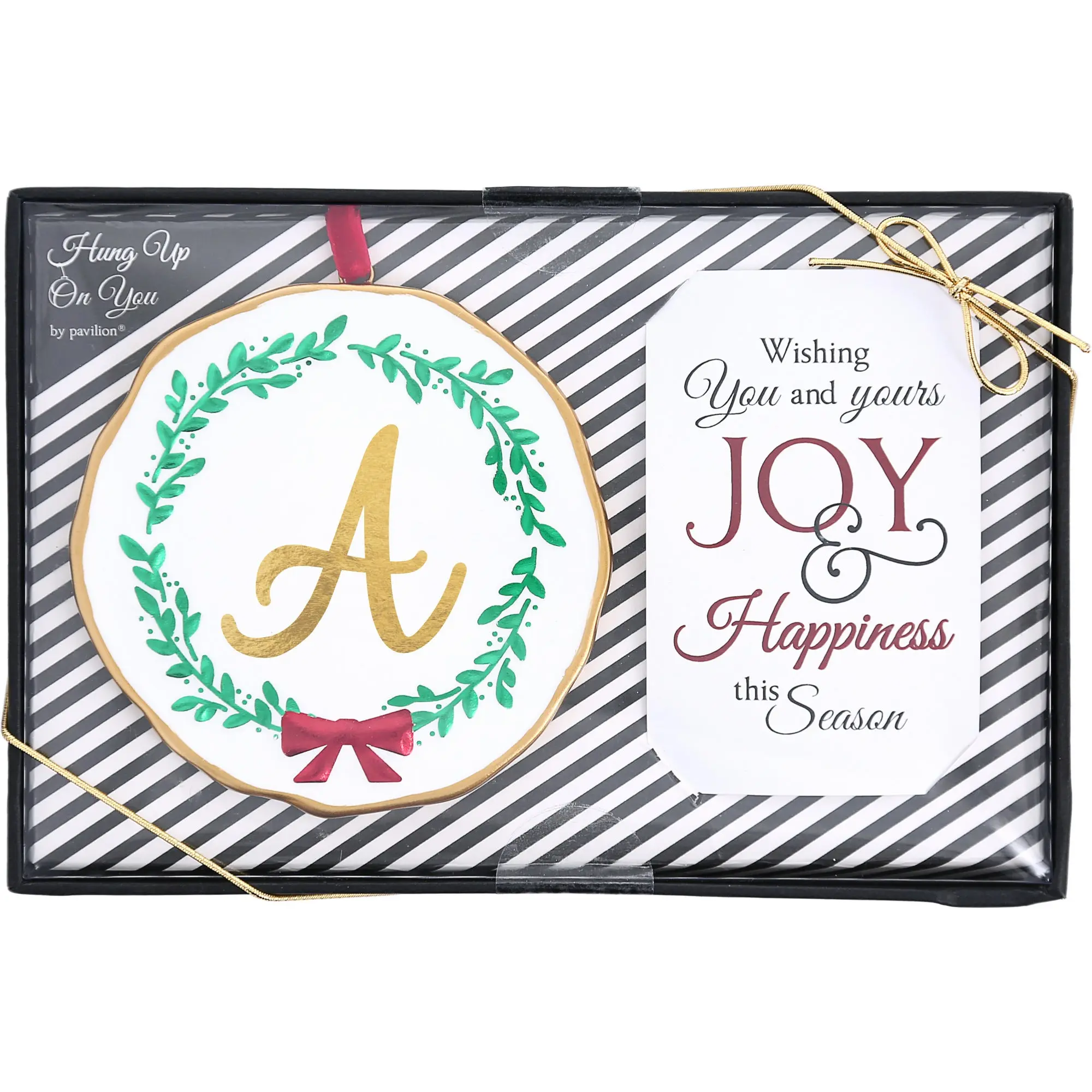 A 4" Monogram Ornament