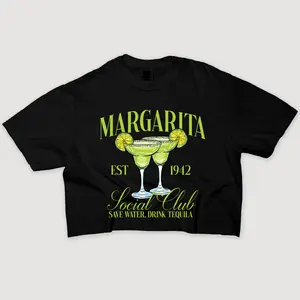 Tequila Shirt Margarita Cocktail - Cropped
