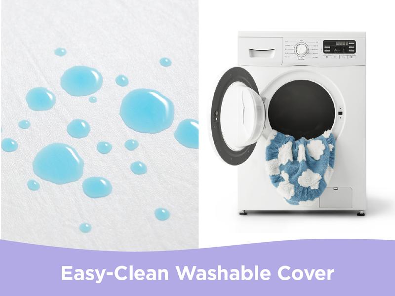 Lesure Thick Warm Washable Pet Mattress for Crate - Cozy Shredded Chopped Foam Pet Bed with Removable Cover, TikTokShopBlackFriday, Cute Modern Fuzzy Plush, Anti Slip Bottom Bedding Pad, Stylish Design for Indoor & Outdoor Use, Perfect for Winter Comfort