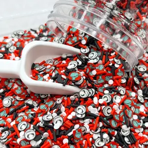 Halloween Skeleton and Zombie Polymer Clay Sprinkle Mix (NOT EDIBLE)D5-34