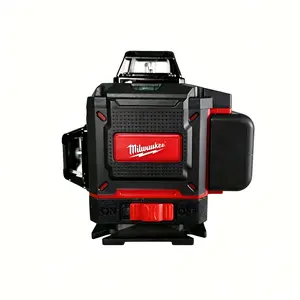 Milwaukee Striped Green Laser Level High Precision Magnetic Base For Carpentry Electrical Work & Wall Layout