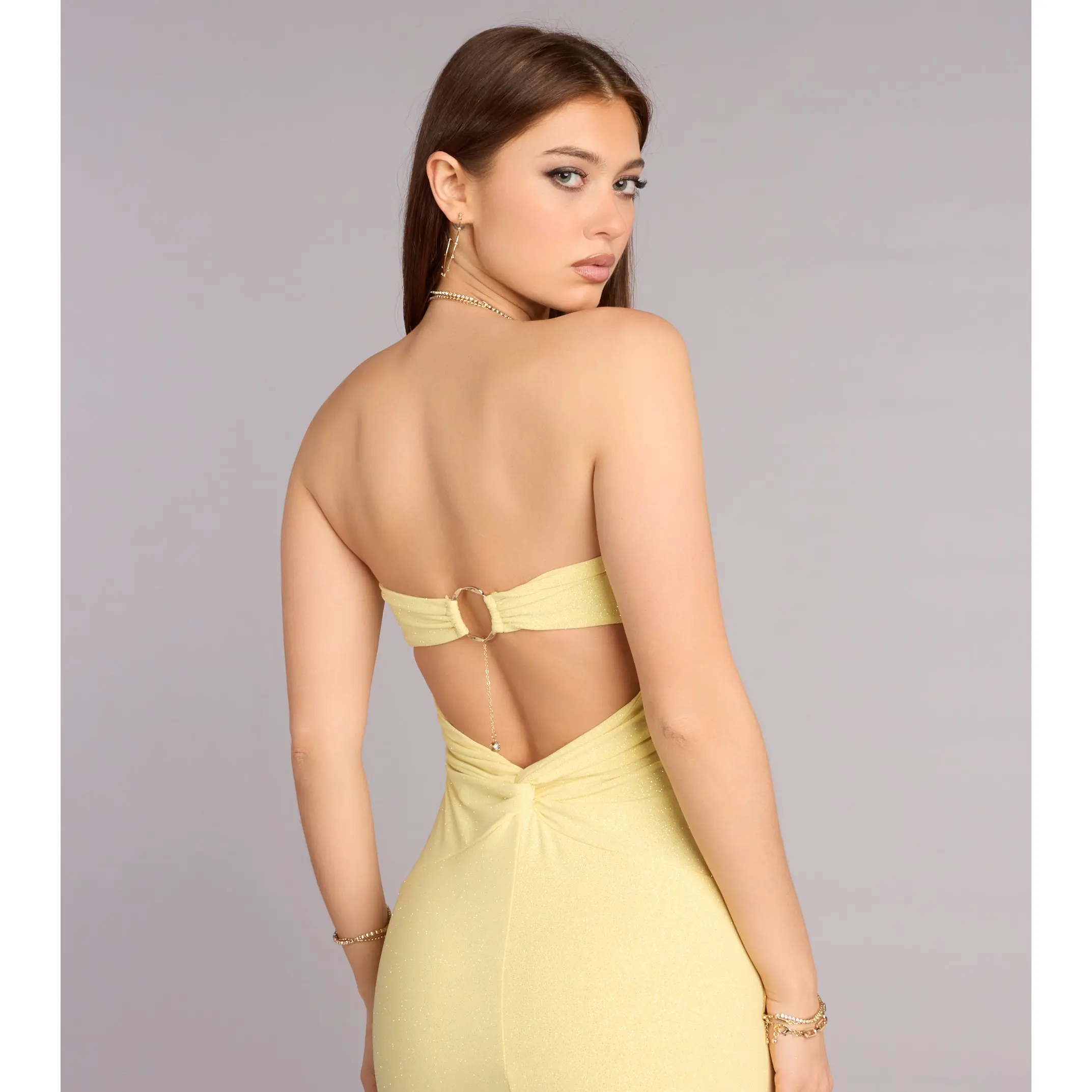 Alaina Glitter Knit Mermaid Dress - TikTok Shop