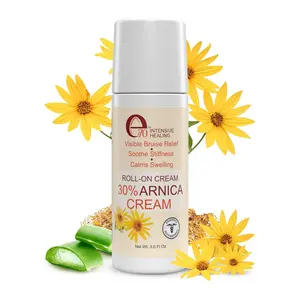 e70 Intensive Healing Arnica Roll-On Cream - 30% Arnica + Vitamin K & Hyaluronic Acid for Bruise Relief, Muscle & Joint Support - Soothing Cream for Sore Areas, 3 fl. oz