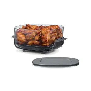 Ninja® 4-QT CleanCrisp™ Glass Container Leak Proof Lids Kitchen