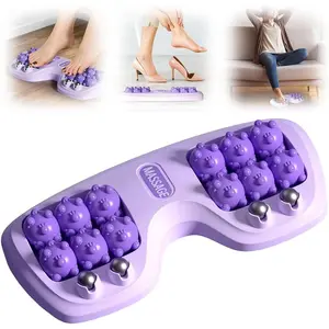 2026 New Dual Foot Massage Roller to Relieve Plantar Fasciitis Pain and Improve Blood Circulation, Portable Foot Massager Tool for Home Office use