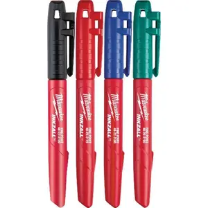 Milwaukee 48-22-3106 4PK INKZALL Color Fine Point Marker