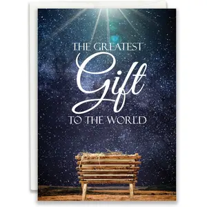 Greatest Gift Religious Christmas Card - Pack of 24 JBH Creations
