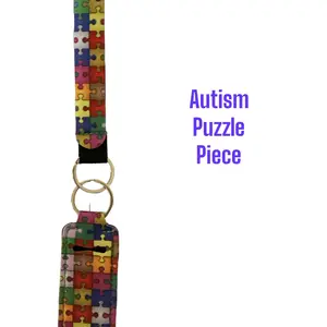 Wristlet Keychain with chapstick holder