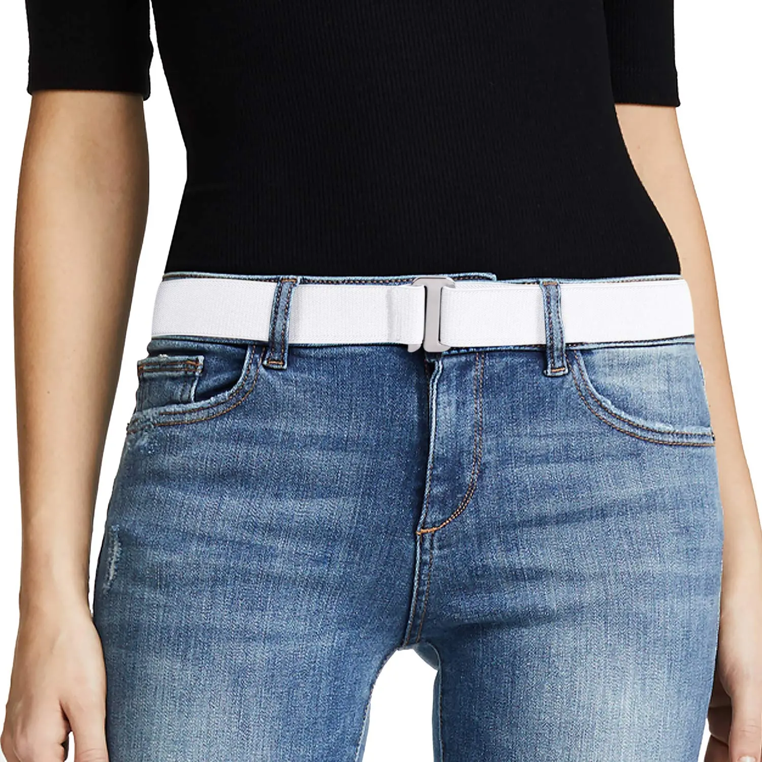 G-white-silver Color Buckle