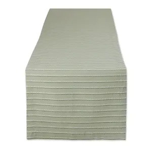 Design Imports Sprig Dobby Stripe Table Runner4x108