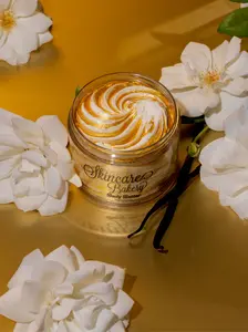 The Skincare Bakery Body Butter: *NEW FORMULA* Golden Vanilla (shimmer infused) Scent Jojoba Moisturizers