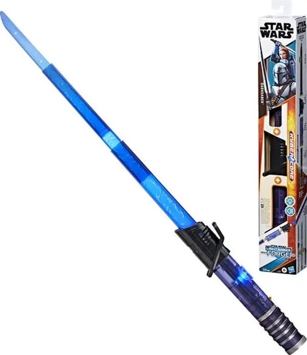 Hasbro Collectibles - Star Wars - Lightsaber Forge - Kyber Core Darksaber Electronic Lightsaber  [COLLECTIBLES] Costume, Collectible