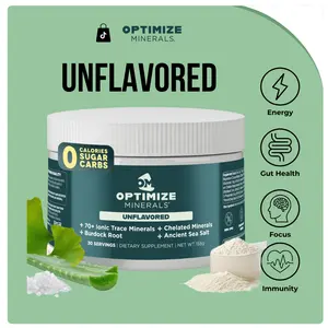 OPTIMIZE MINERALS Daily Multi-Mineral Formula with 70+ Ionic Trace Minerals, Chelated Minerals, Drink Mix, 30 Servings