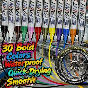 Waterproof Paint Tire Marker Resistant Pen - Durable Oil-Based Marker for Rims. Quick-Drying & Fade-Resistant Formula for DIY Lettering and Auto Detailing. Easy to Apply. The Perfect #CarTok Viral Gift for Car Enthusiasts.