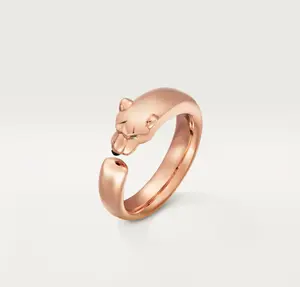 Pre-owned Panthère de Cartier ring, small model rose gold size 52 2022 full set