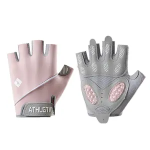 Sports fitness half-finger gloves men and women couples thin yoga kettlebell horizontal bar non-slip wear-resistant cocoon-proof outdoor running gloves