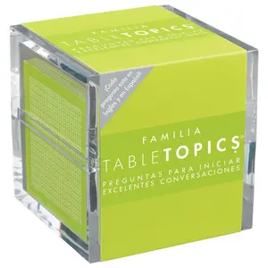 TableTopics Familia En Espanol Question Card Game - 135 Spanish/English Conversation Starter Cards, Game to Learn & Practice Spanish, Play with Friends & Family, Bilingual