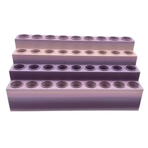 Beadable pen display stand, 4-tier organizer, 20mm openings, craft show booth