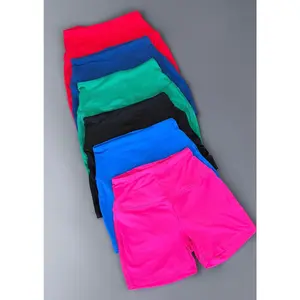 Soft Flex Wide‑Band Biker Shorts