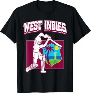 Cricket West Indies Fan West Indies Supporter Cricket Player T-Shirt